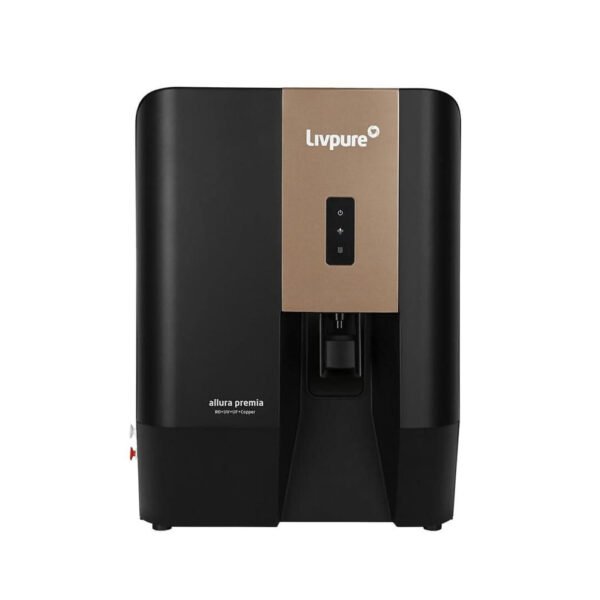 Livpure Allura Premia RO+UV+UF+Copper+Alkaline+Min| UV In Tank | 7 Ltr, No Service Cost for 2.5 Years