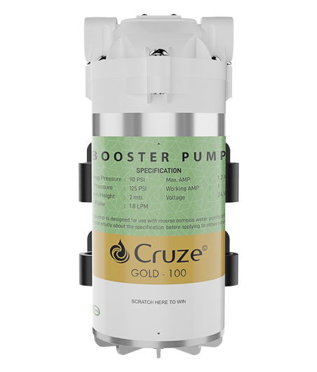 Lexcru Cruze Gold Booster Pump 24V DC 100GPD - Image 2