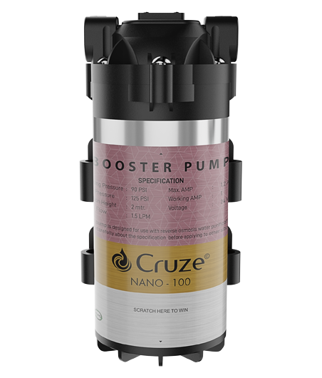Lexcru Cruze Nano Booster Pump 24V DC 100GPD - Image 2