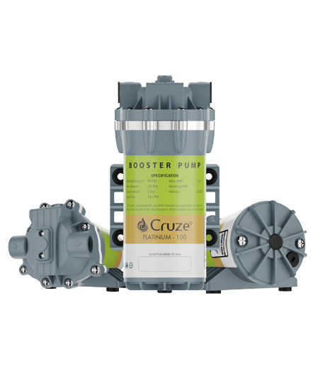 Lexcru Cruze Platinum Booster Pump 24V DC 100GPD