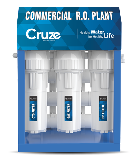 Lexcru Cruze 25 LPH Commercial R O Plant, 5 Stage