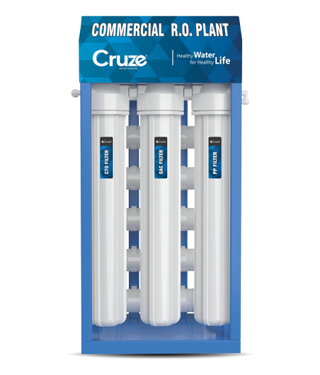 Lexcru Cruze 50 LPH Commercial R O Plant, 5 Stage