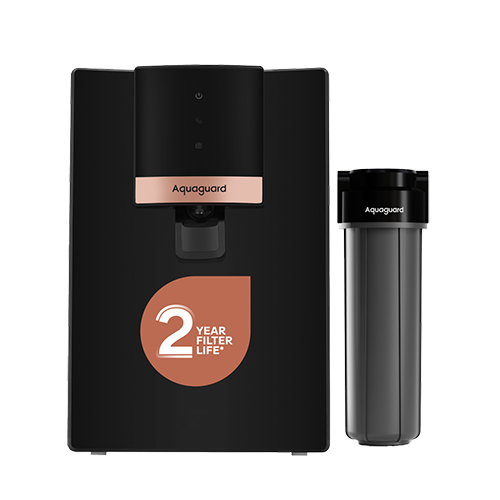 Eureka Forbes Aquaguard Enrich Neo Copper RO+UV 2X | 2 Year Filter Life | With Mega Sediment Filter