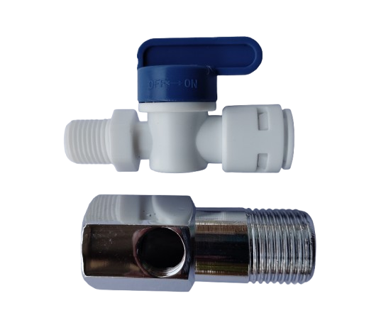Diverter valve Brass Nipple PL8 Connection All RO UV Water Purifier