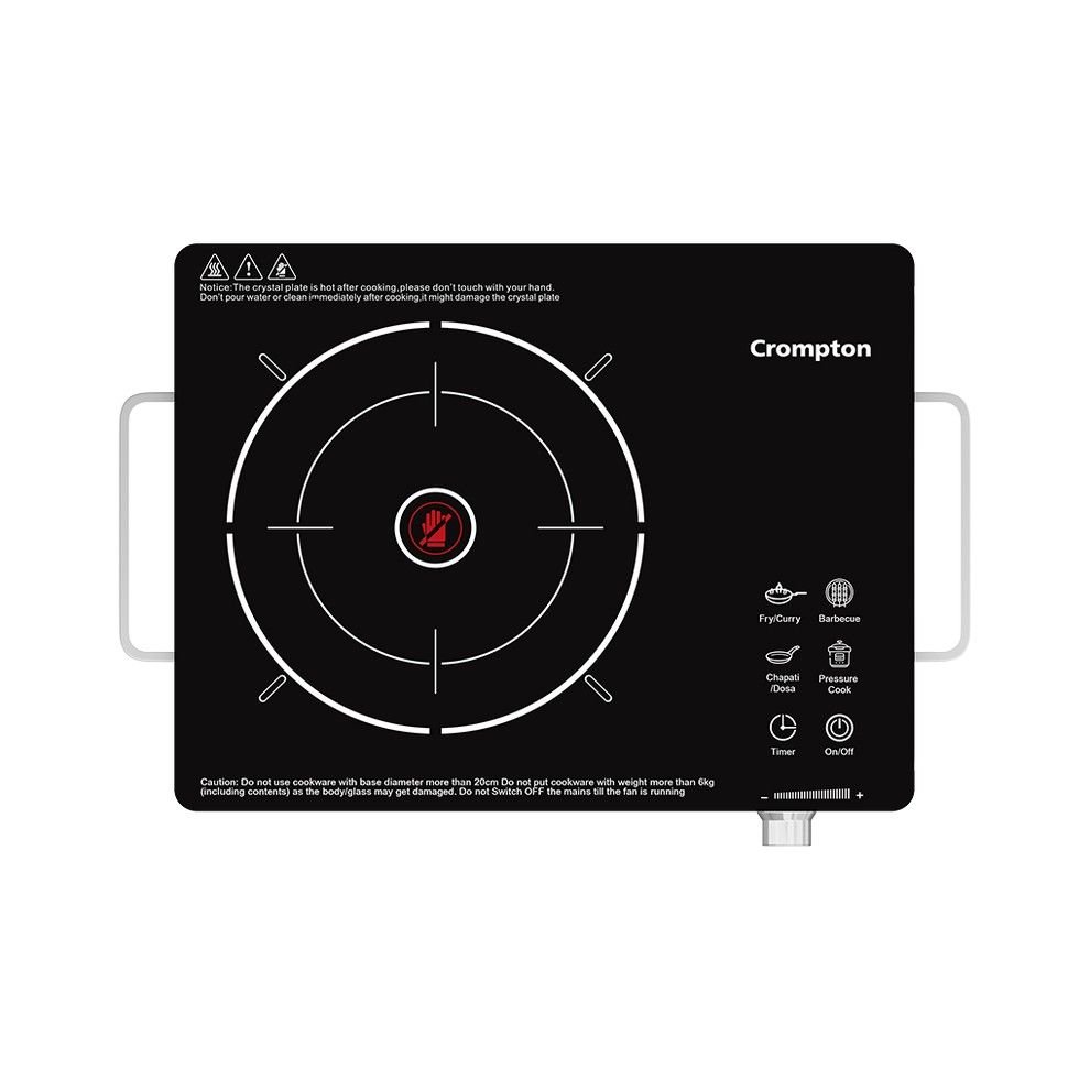 Crompton Infraserve 2200 W Infrared Cooktop | Touch Panel | One Year Warranty