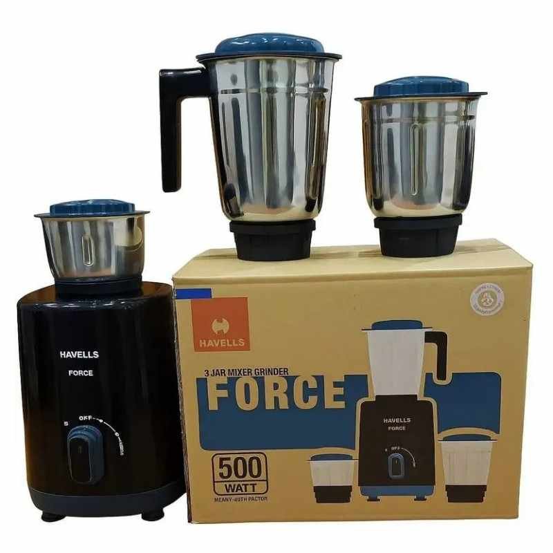 Havells Force 500W Mixer Grinder 3Jar Black - Image 2